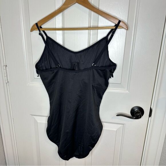 Magic Suit Black Fringe Blaire Underwire Slimming One Piece Swim Suit Beach Pool - Picture 5 of 11